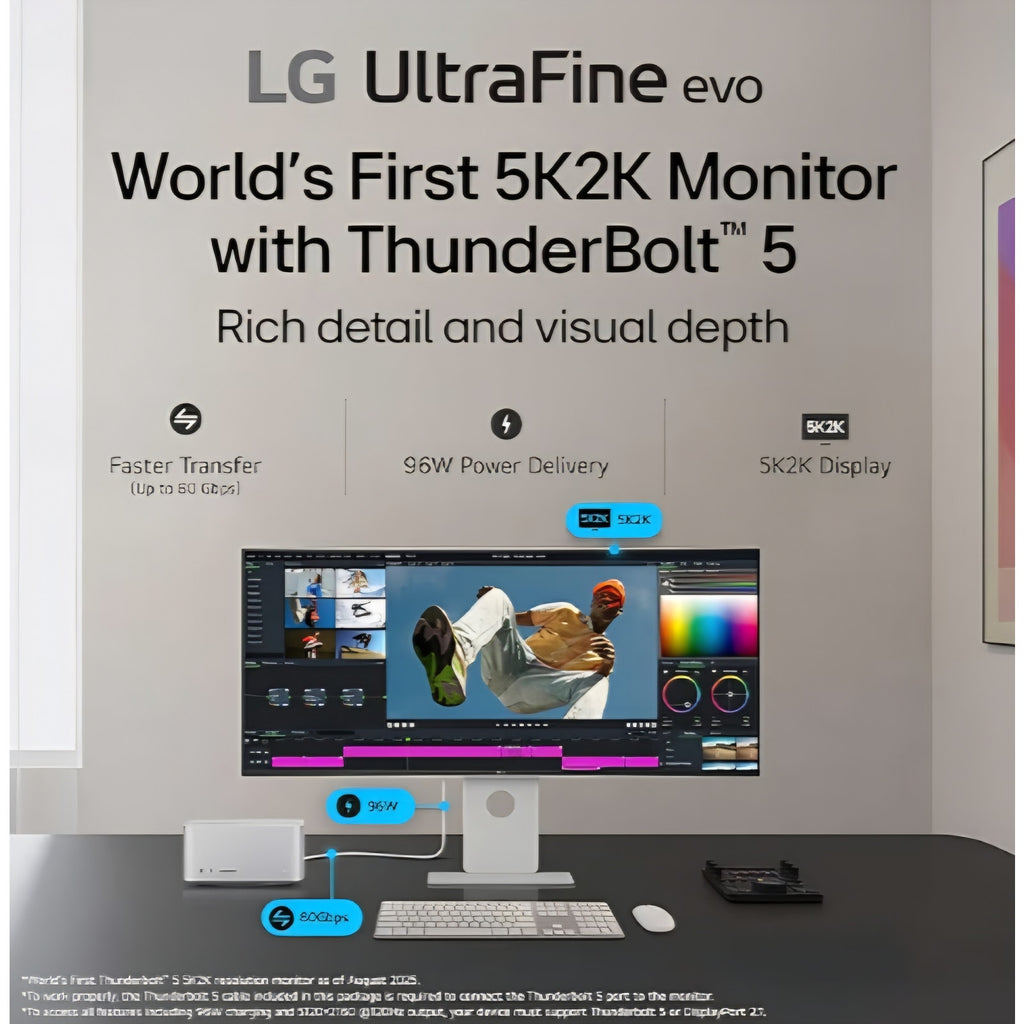 LG 40U990A-W 40-inch Ultrafine evo 5K2K WUHD (5120 x 2160) Nano IPS Curved Monitor