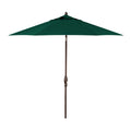 Treasure Garden 11-Foot (Model 812) Deluxe Auto-Tilt Market Umbrella with Bronze Frame and Sunbrella Fabric: Forest Green with Double Wind Vent (Includes 3 Year Extended Frame Warrantee)