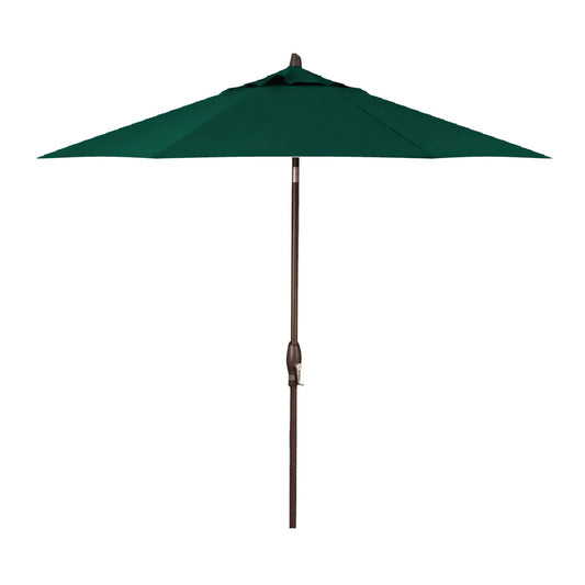 Treasure Garden 11-Foot (Model 812) Deluxe Auto-Tilt Market Umbrella with Bronze Frame and Sunbrella Fabric: Forest Green with Double Wind Vent (Includes 3 Year Extended Frame Warrantee)