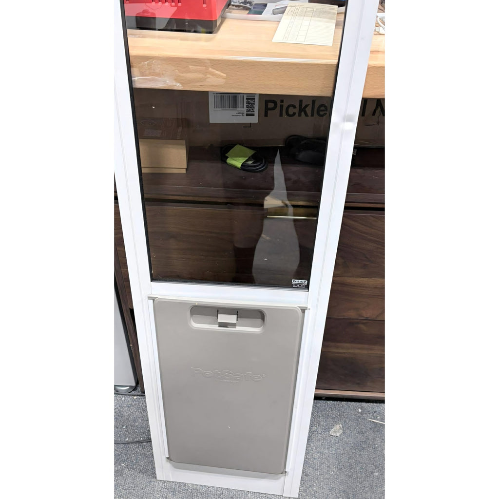 1-Piece Sliding Glass Pet Door for Dogs & Cats - Adjustable Height up to 80 11/16" Large-Tall