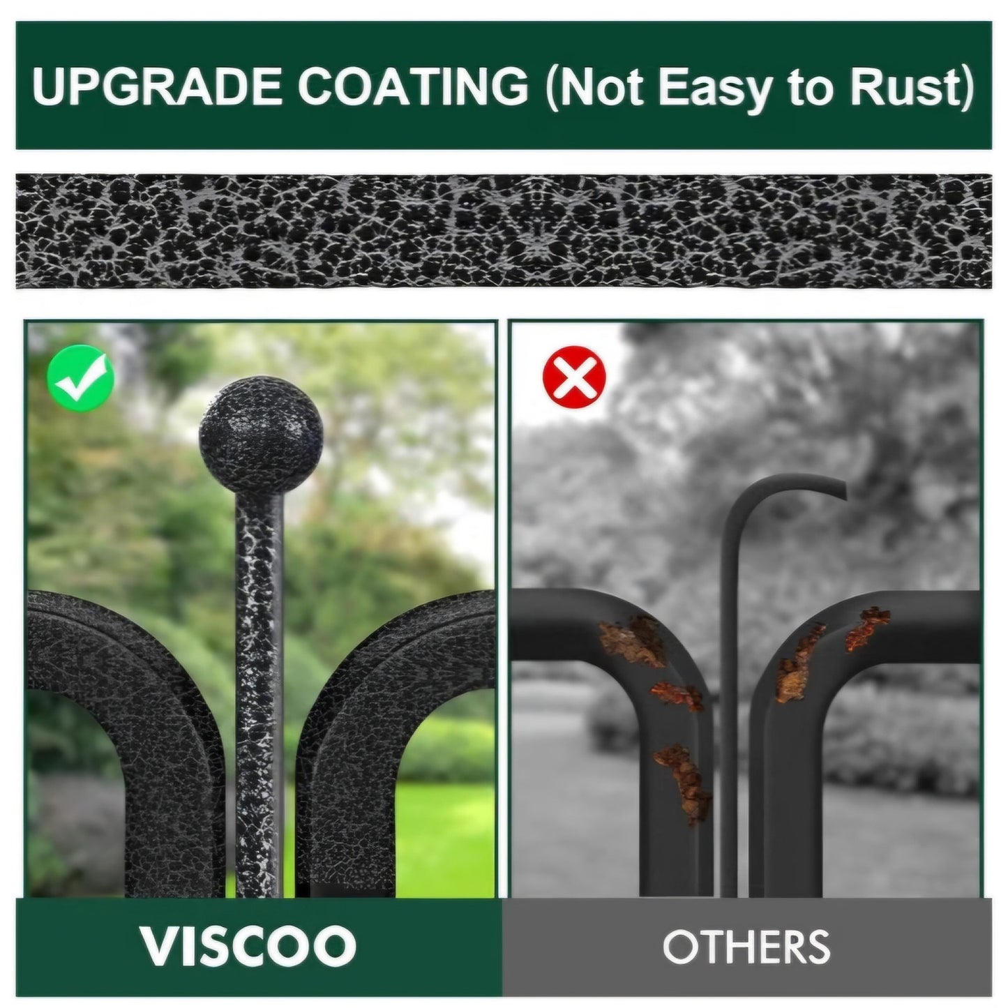 VISCOO Dog Playpen Outdoor, 16 Panels 40" High Metal Dog Fence with Gate Pet Fence