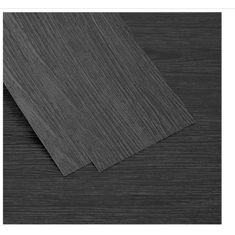 INMOZATA Peel and Stick Vinyl Plank Flooring – 24 Pieces – 36 Sq. Ft. – Black