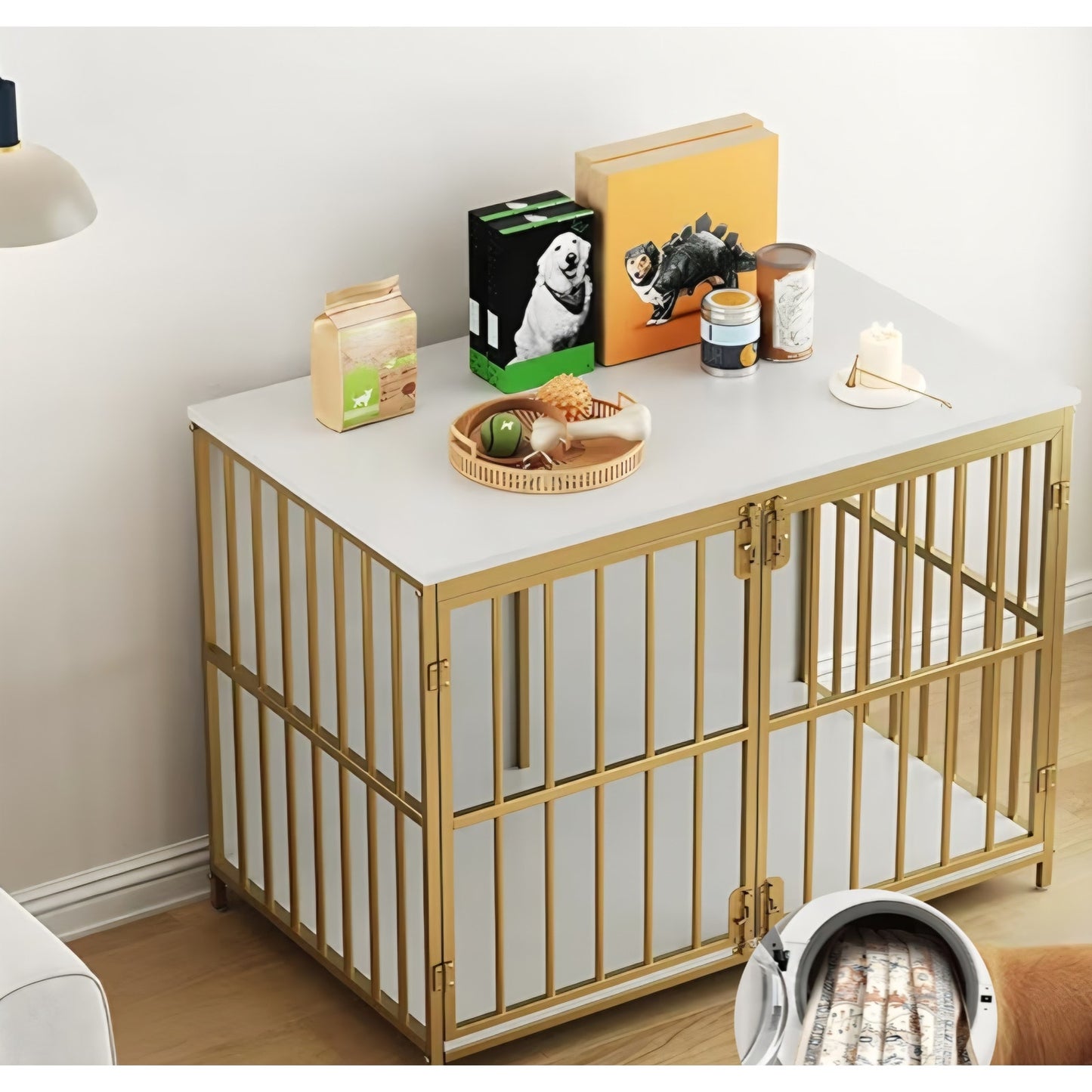Dog Crate Furniture, Wooden Dog Kennel Indoor