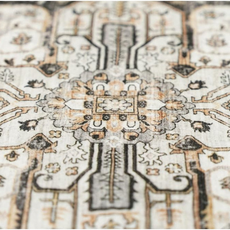 Living Room 12x18 Area Rug - Large Washable Area Rugs with Non Slip Stain Resistant 12x18 Black