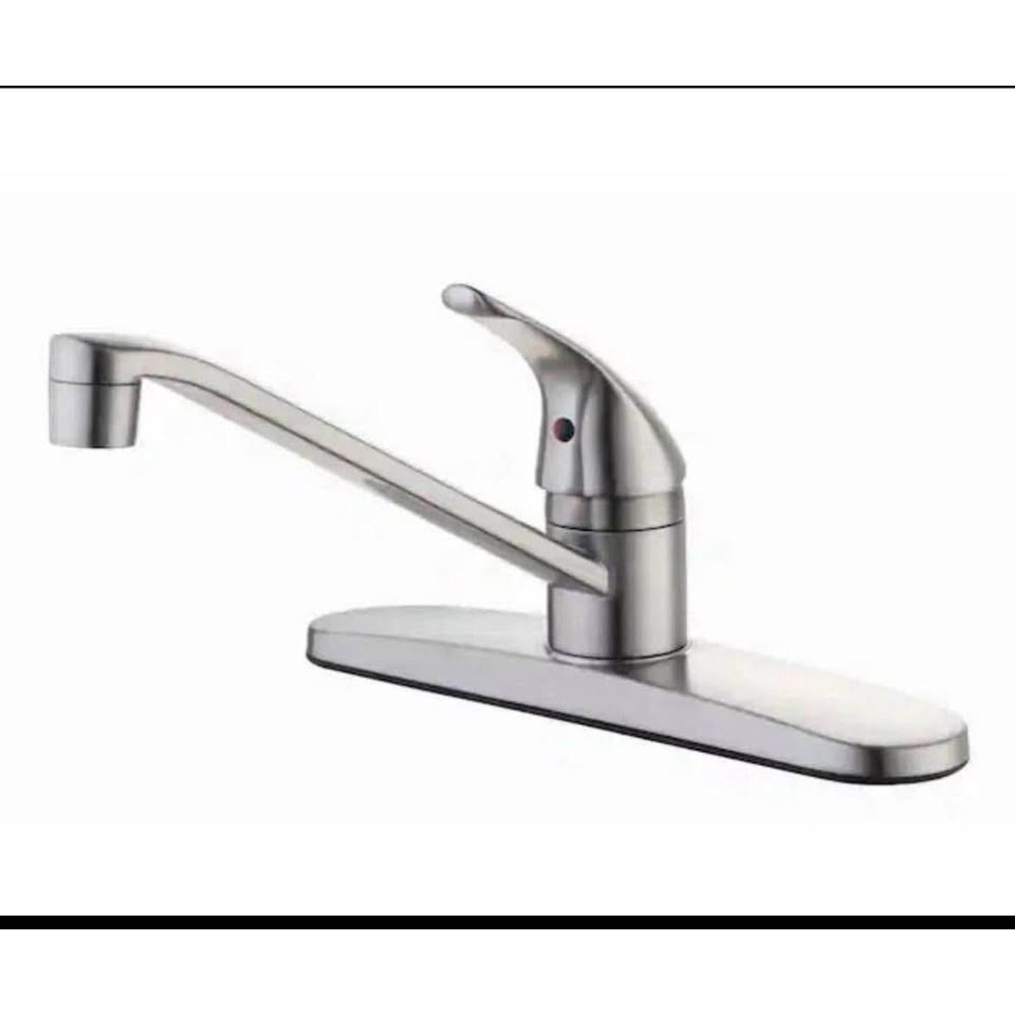 Glacier Bay Single-Handle Standard Kitchen Faucet in Stainless Steel