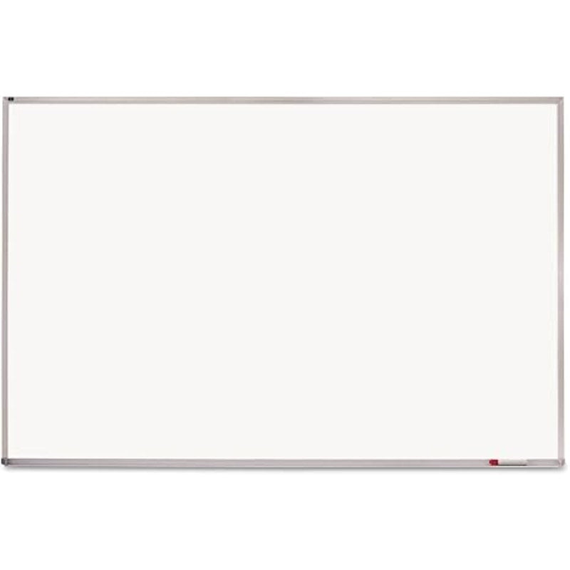 Quartet Dry Erase Magnetic White Board 96"W x 48"H, Porcelain Whiteboard, Silver Al. Frame (PPA408)