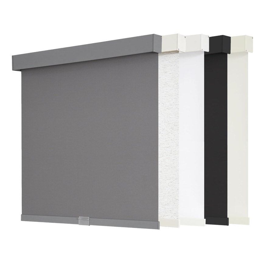 AOSKY Cordless Blackout Roller Shades, 73" W x 72" H, Grey