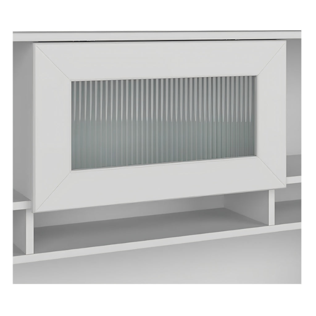 Bush with desk Home Cabot 60W Hutch, White