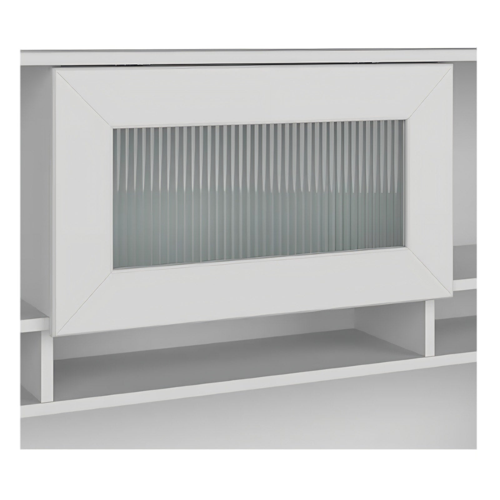 Bush with desk Home Cabot 60W Hutch, White