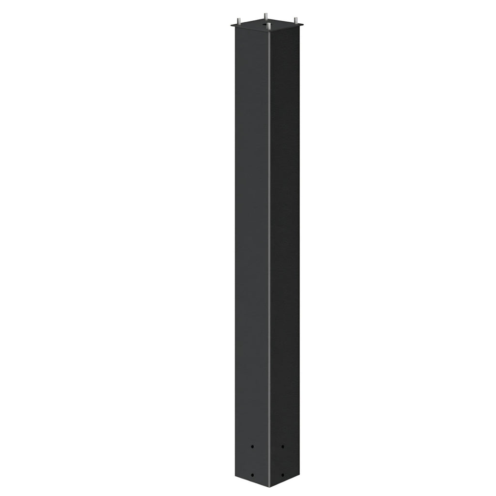 Ganiude Metal Mailbox Post for Outside, 43 x 4 x 4 inches Heavy Duty In-Ground Mounting Mail Stand