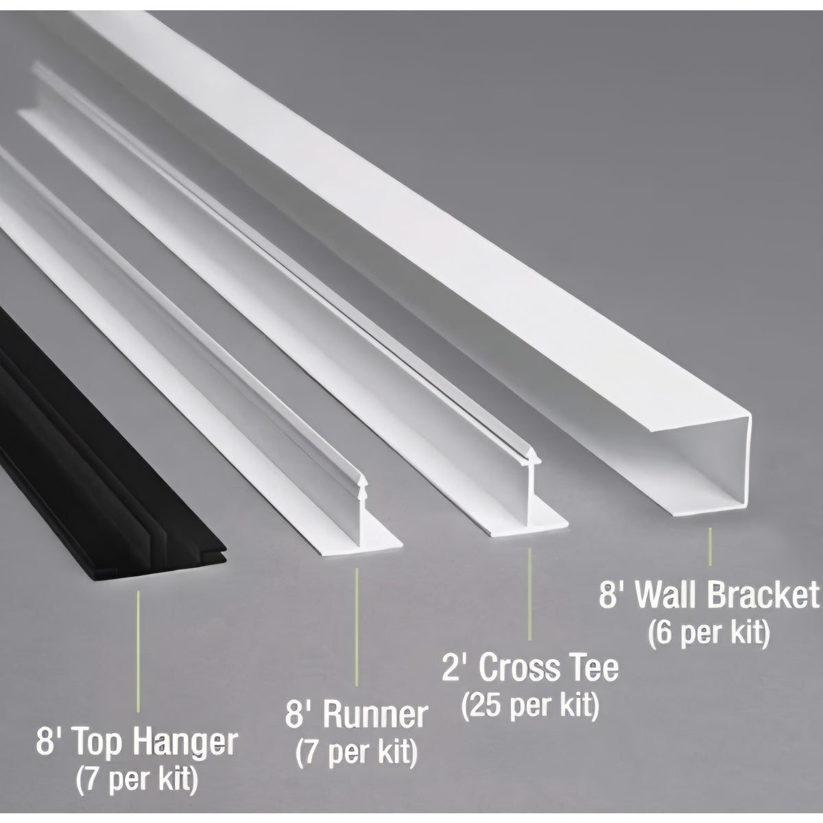100 sq. ft. Moonstone Copper Surface Mount Ceiling Grid Kit