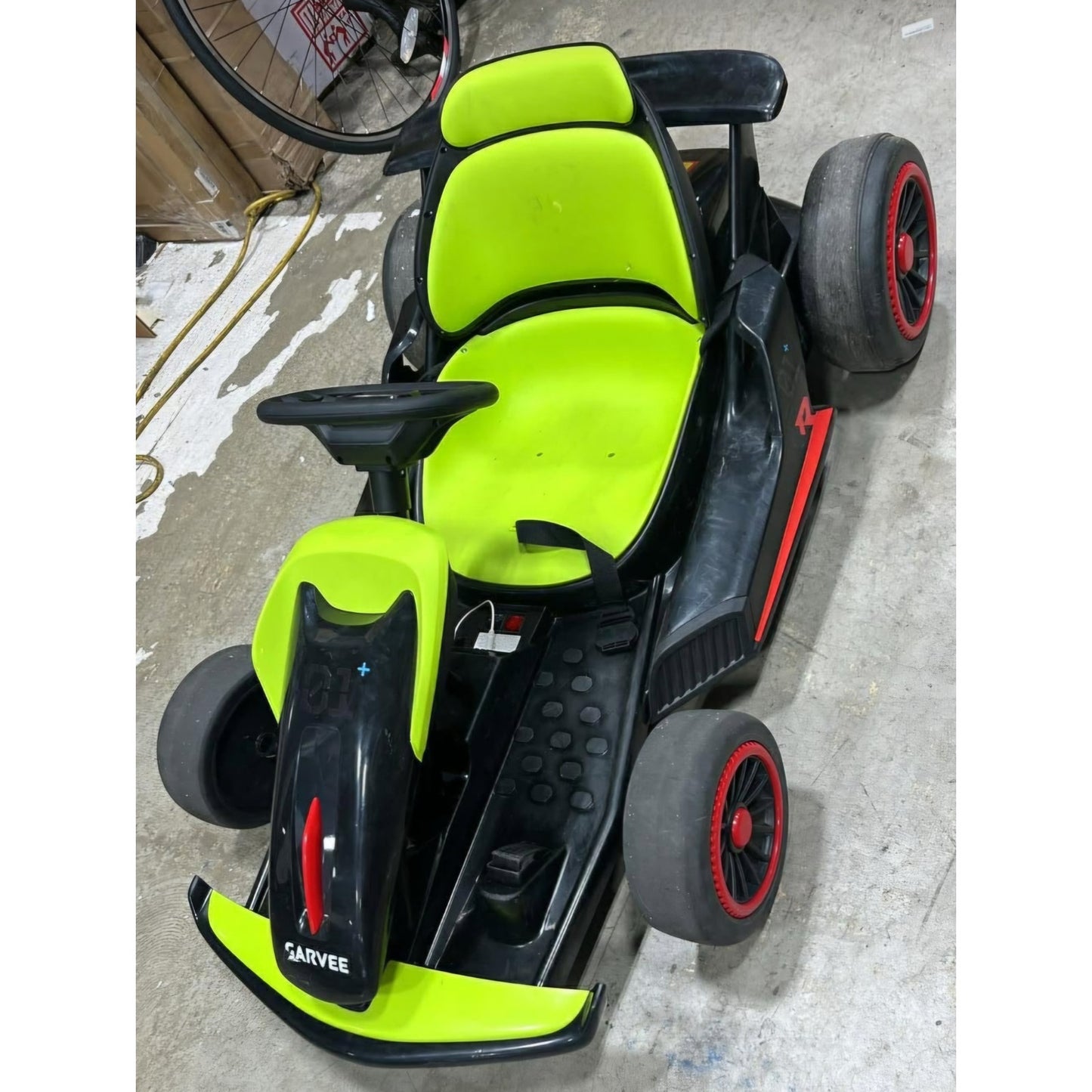 Garvee 24V Electric Go Kart for Kids 6-12 Years Old, Drift Kart with 2 * 200W Dual Motors, 8.1 MPH