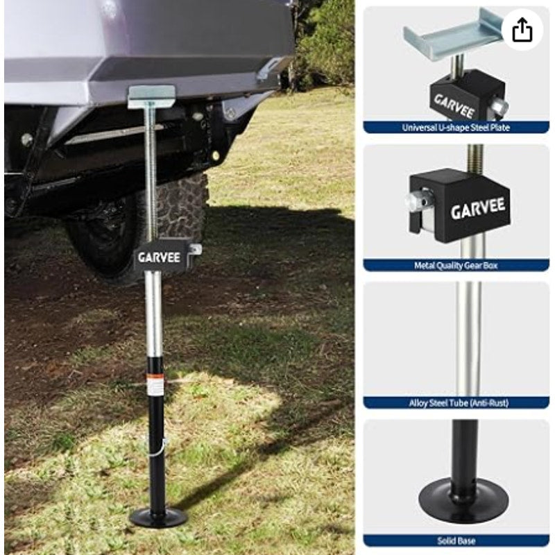 Garvee RV Slide Out Support Jacks (Set of 10) - 50,000lb Heavy Duty Rv Stabilizer Jacks Support