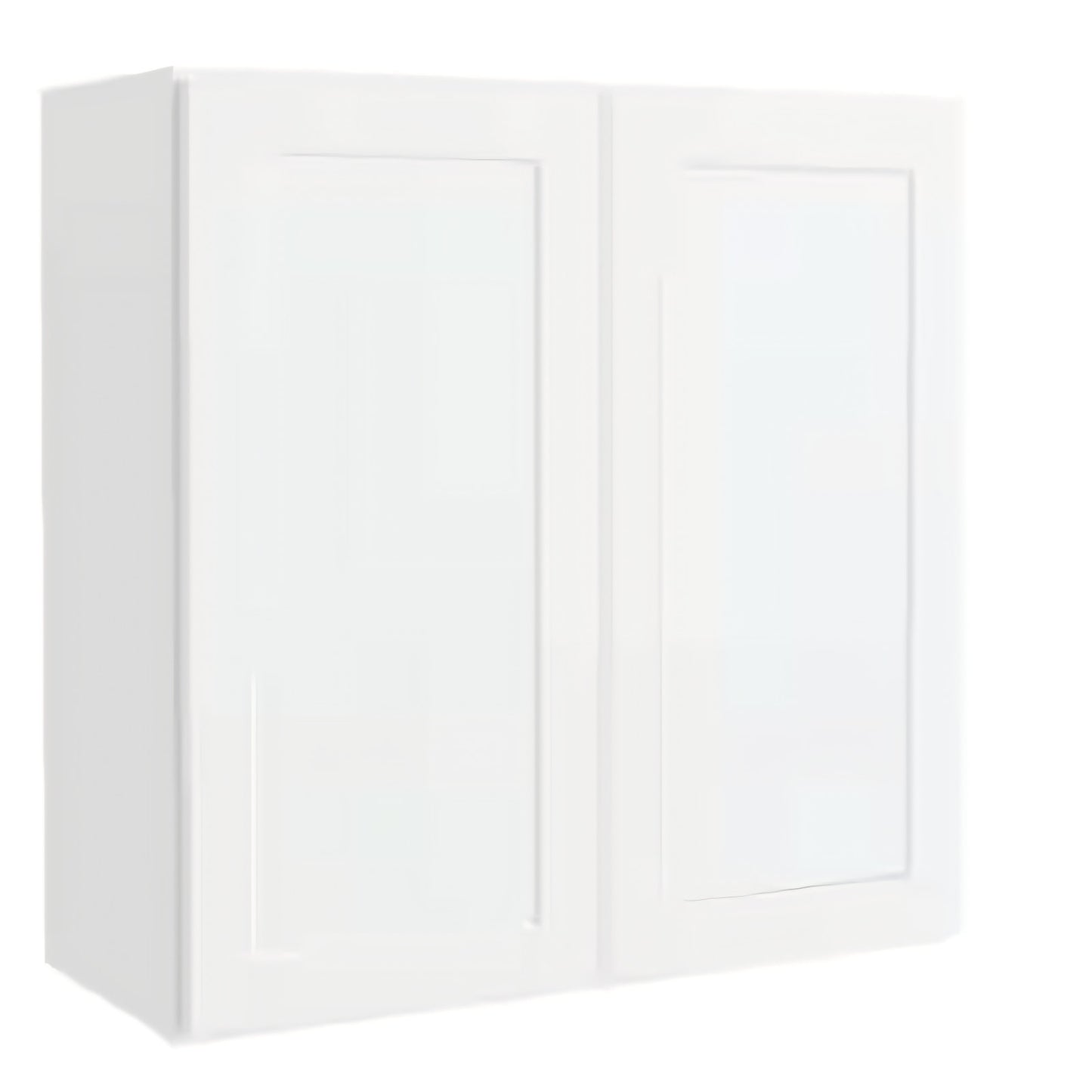 Courtland 30 in. W x 12 in. D x 30 in. H Assembled Shaker Wall Kitchen Cabinet in Polar White