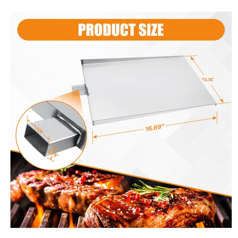 Drip Tray Heat Baffle Replacement for Traeger Tailgater 20, Junior Elite 20