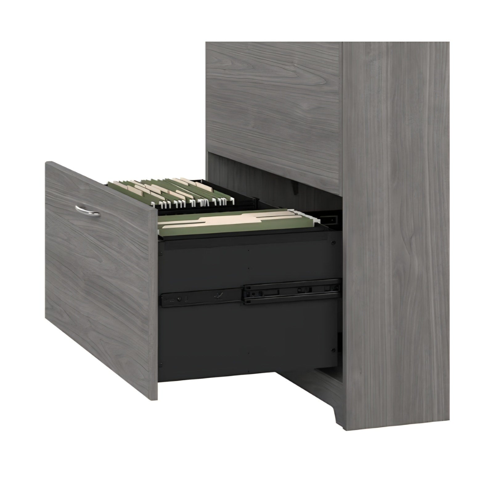 Bush Home Cabot 2 Drawer Lateral File Cabinet in Modern Gray