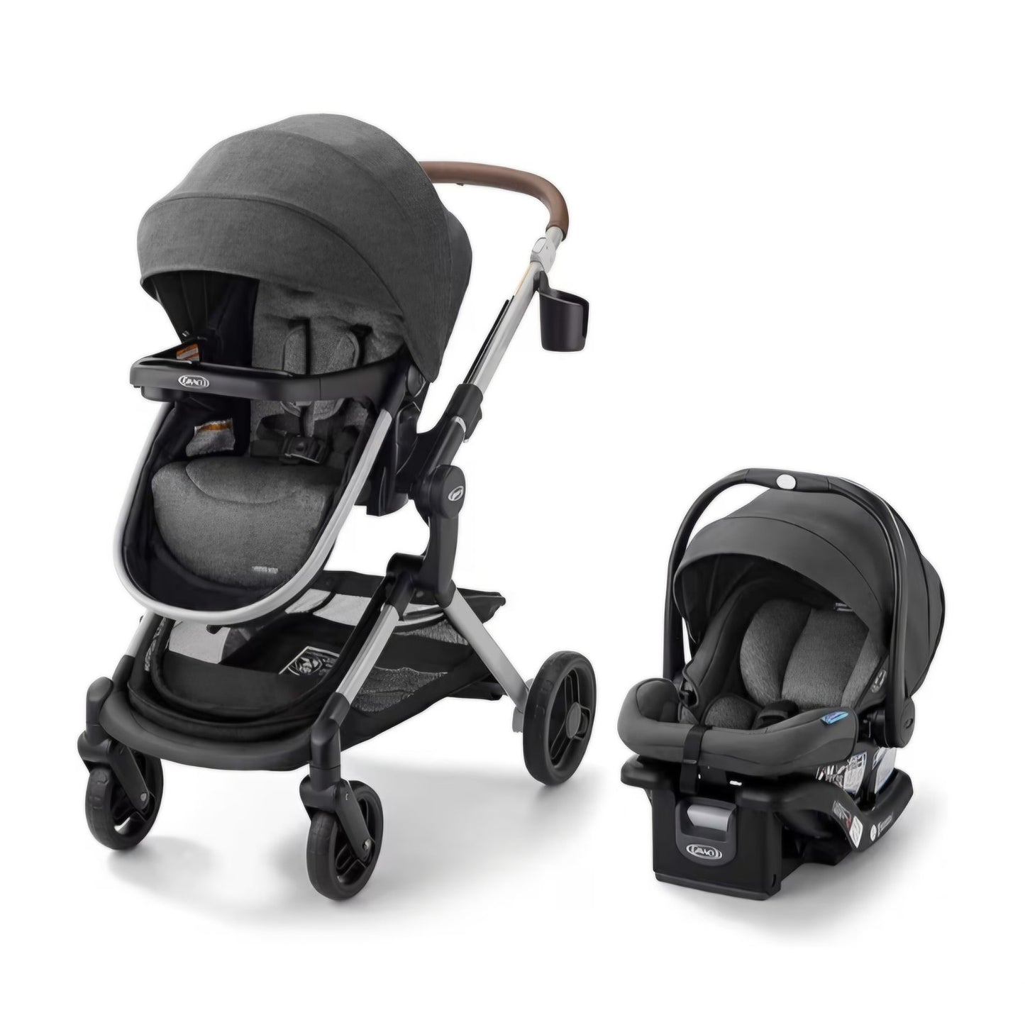 Graco Modes Nest Travel System, 3-in-1 Modular Carseat Stroller Combo, Includes the SnugRide DLX