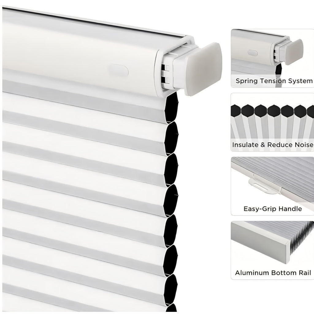 Window Blinds for Indoor Windows, Blackout Shades Cellular Shades Cordless