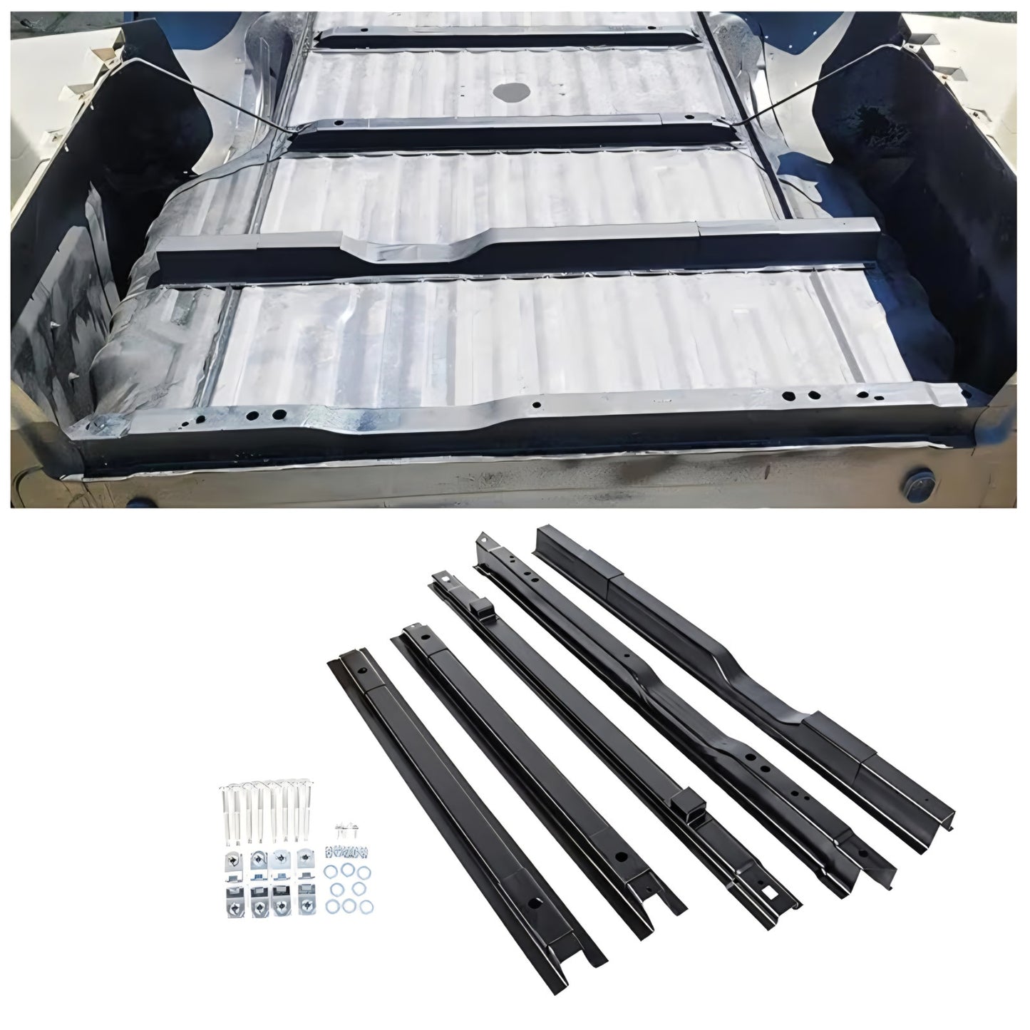 ECOTRIC 5 Long Truck Bed Crossmember Compatible with 1999-2018 F250 F350 F450 Bed Floor