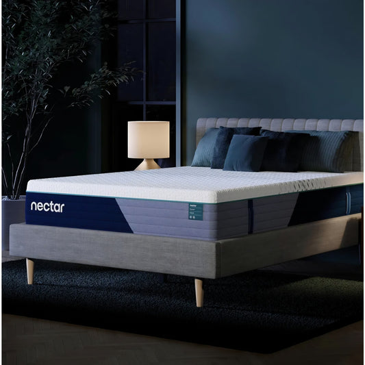 Nectar Premier Hybrid 13” King Mattress - Medium Firm - Memory Foam & Innerspring Coils - Cooling