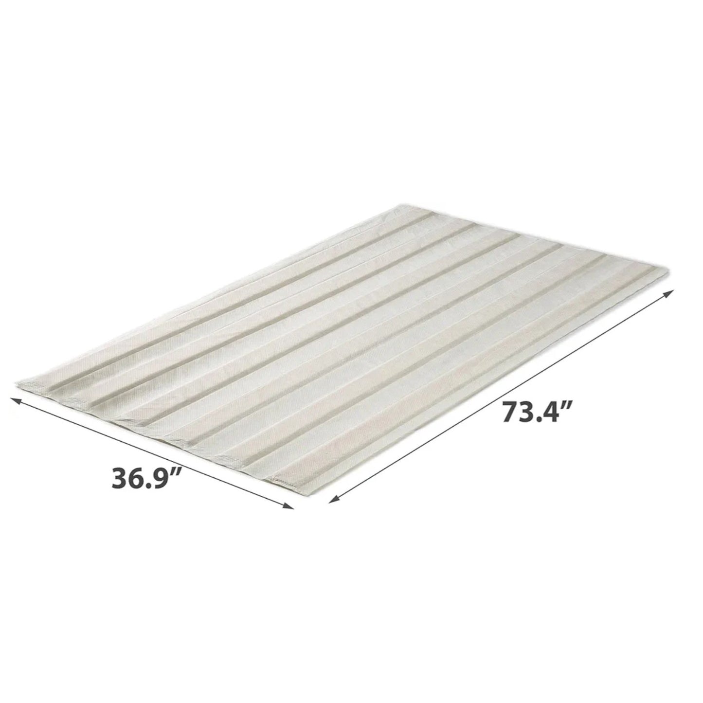 ZINUS Compack Fabric Covered Wood Slats, Bunkie Board, Box Spring Replacement, Twin