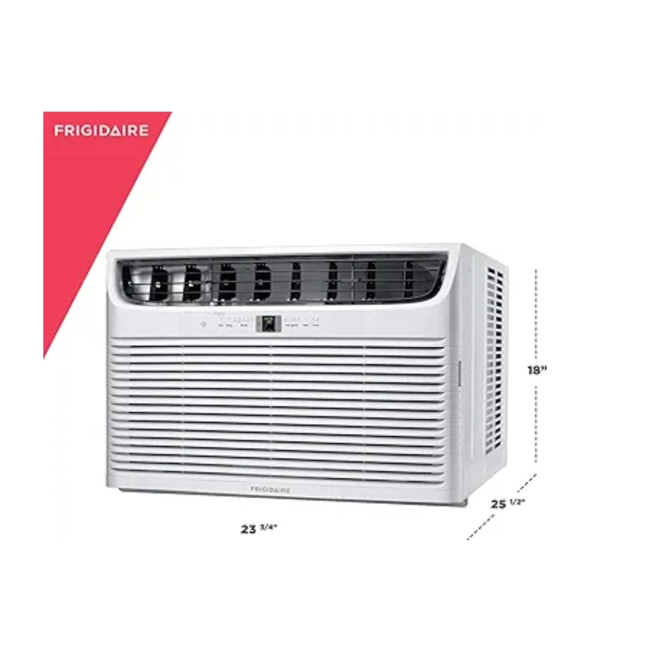 Frigidaire 23,000 BTU Window Air Conditioner with Supplemental Heat, Dehumidifier, and Remote,