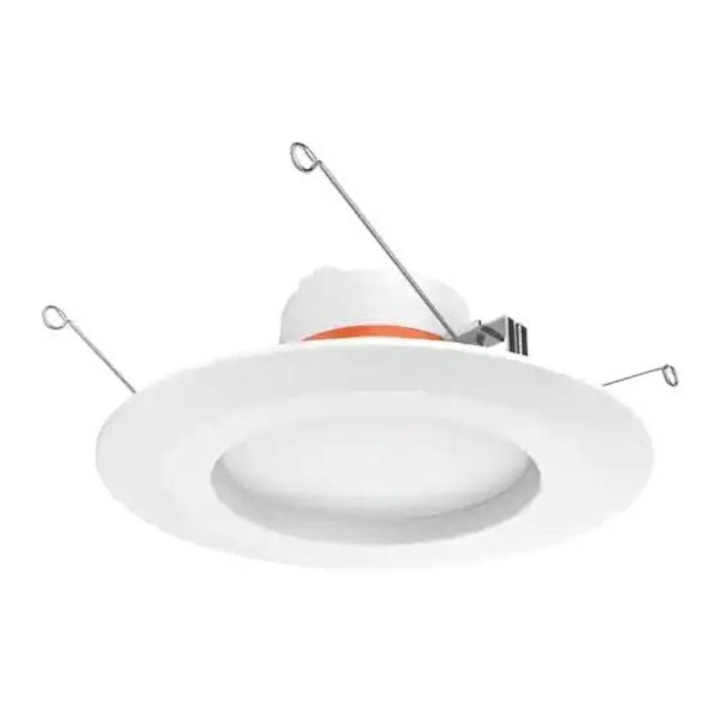 Commercial Electric 5/6 in. CEC T20 New Construction/Remodel White Dimmable LED Recessed Trim