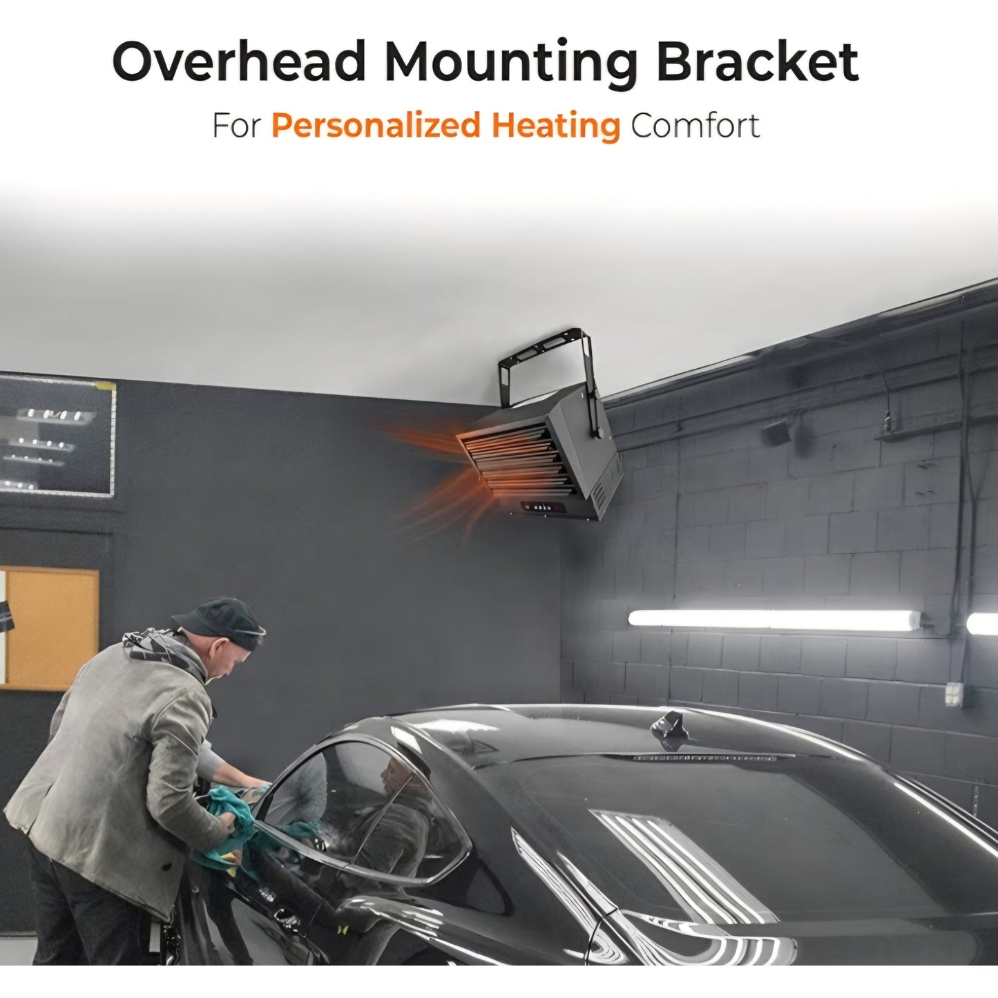 Comfort Zone 10,00W Hard-Wired Garage Heater – Industrial & Commercial Ceiling Mount