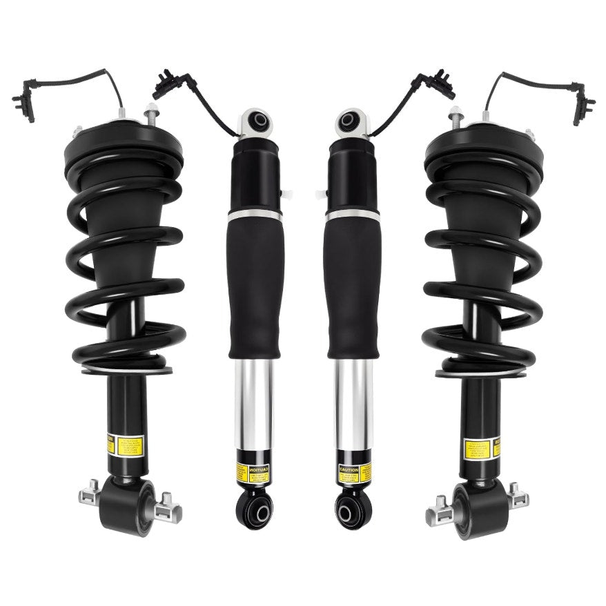 4PCS Front & Rear Shocks Struts Assembly Cadillac Escalade Chevy Suburban Tahoe Silverado GMC YUKON