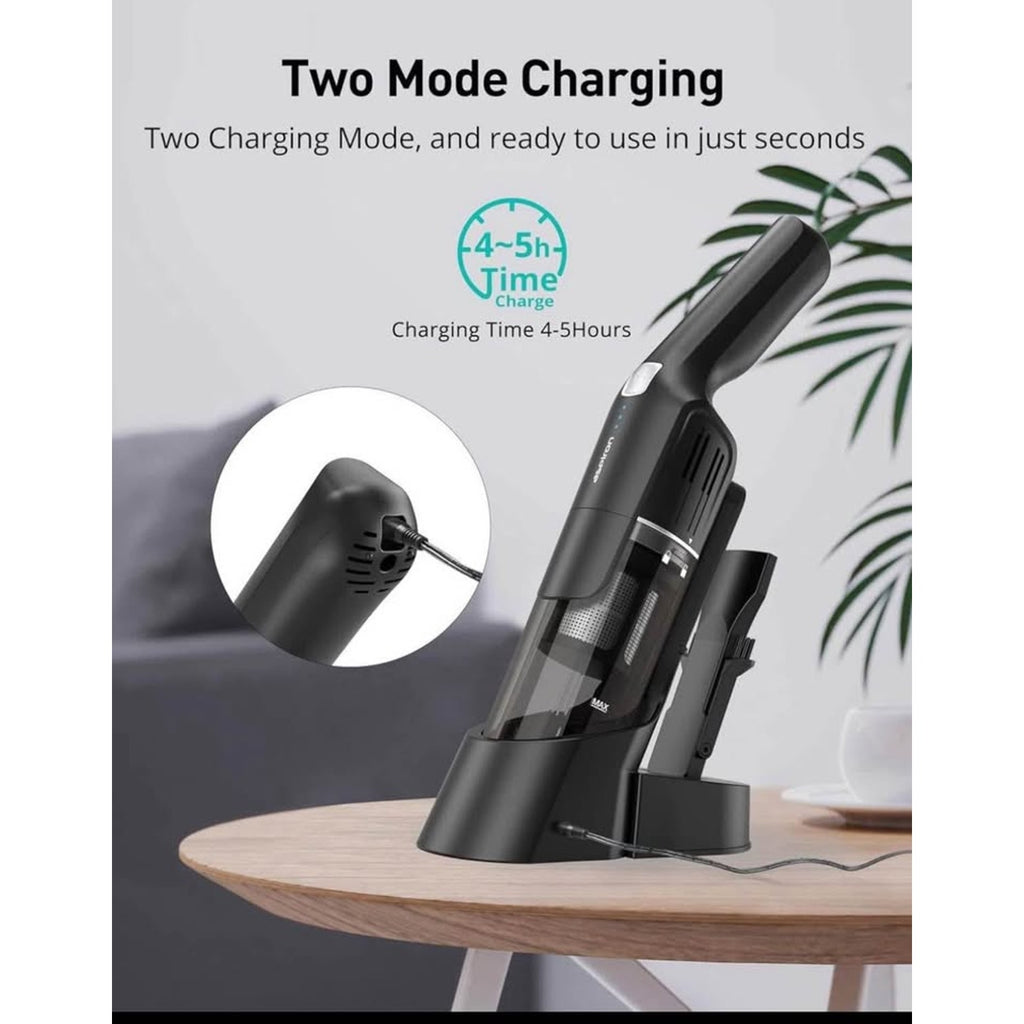 Aspiron Cordless Handheld Vacuum Cleaner, 15KPA Powerful Car Vacuum, Rechargeable, Charging Dock, Er