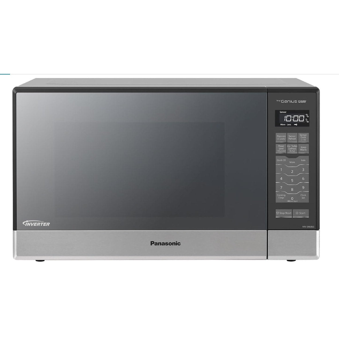Panasonic Microwave Oven NN-SN686S Stainless Steel Countertop/Built-In with Inverter Technology