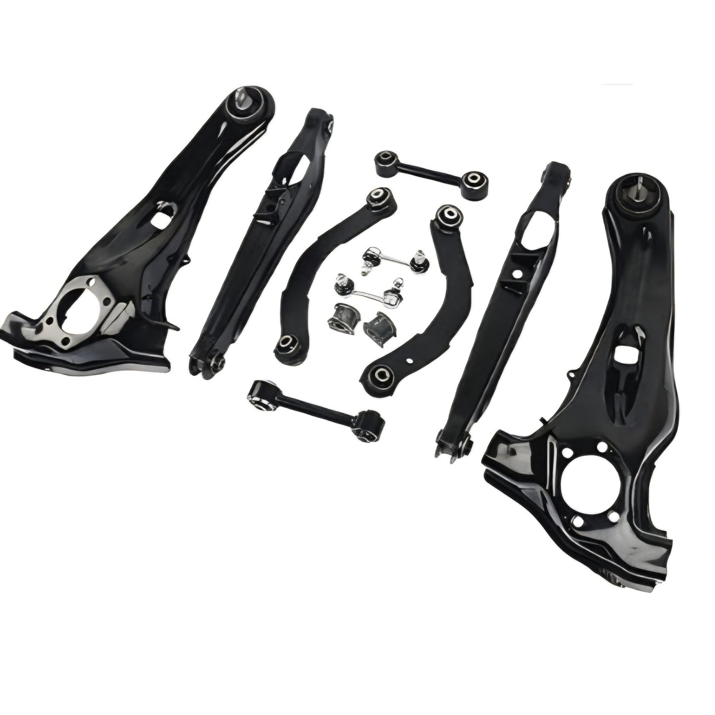 Rear Suspension Trailing Arm Lower & Upper Control Arm Sway Bar Kit 2007-2016 Jeep Compass Patriot