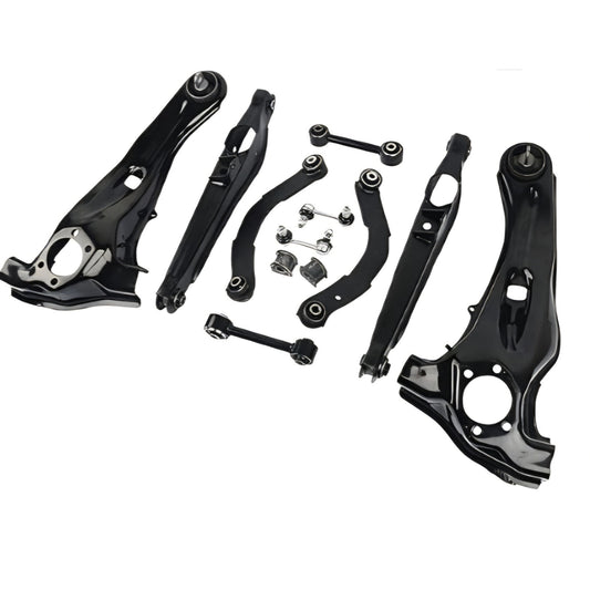 Rear Suspension Trailing Arm Lower & Upper Control Arm Sway Bar Kit 2007-2016 Jeep Compass Patriot