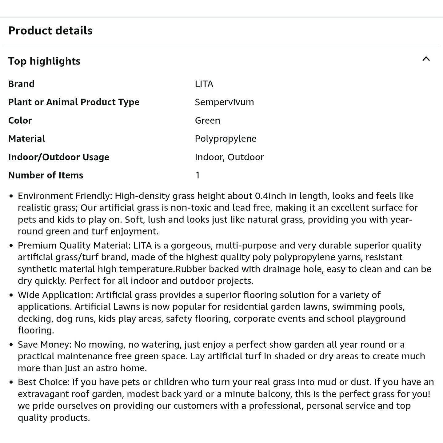 Artificial Grass Turf Lawn-7 Feet x 12 Feet, 0.4" Indoor Outdoor Rug Synthetic Grass Mat Fake Grass