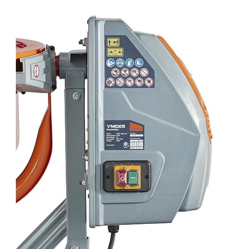 YARDMAX YM0115 4.0 Cu. Ft. Concrete Mixer