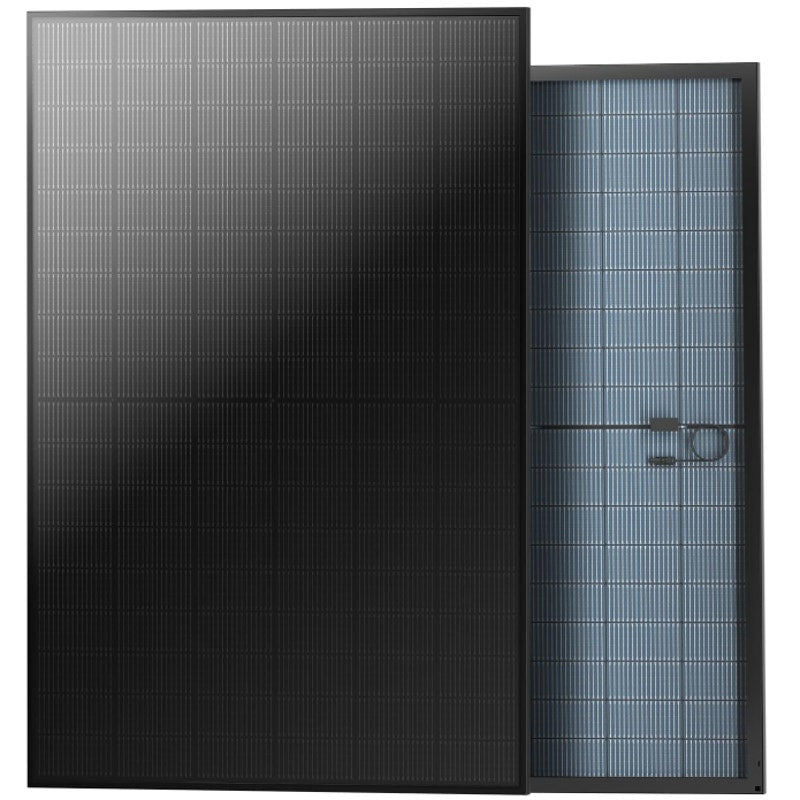 JJN UL61730 850 Watt Bifacial N-Type Rigid Solar Panel, 2Pcs 425W,16BB
