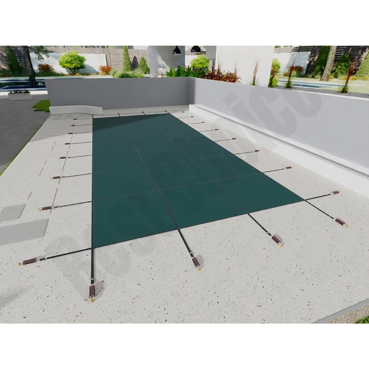 Inground Pool Safety Cover,Heavy-Duty Winter Safety Cover for Inground Swimming Pools