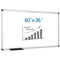 VIZ-PRO Magnetic Dry Erase Board, 60 X 36 Inches, Foldable Wall-Mounted 5' X 3'