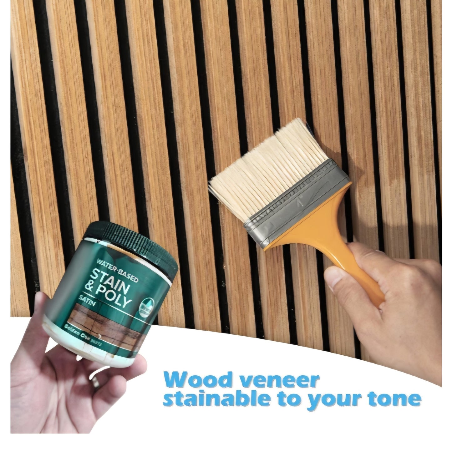 Art3d 2-Pack 108" x 12" Acoustic Wood Panels for Wall, Soundproof Wood Slat Panel for Wall