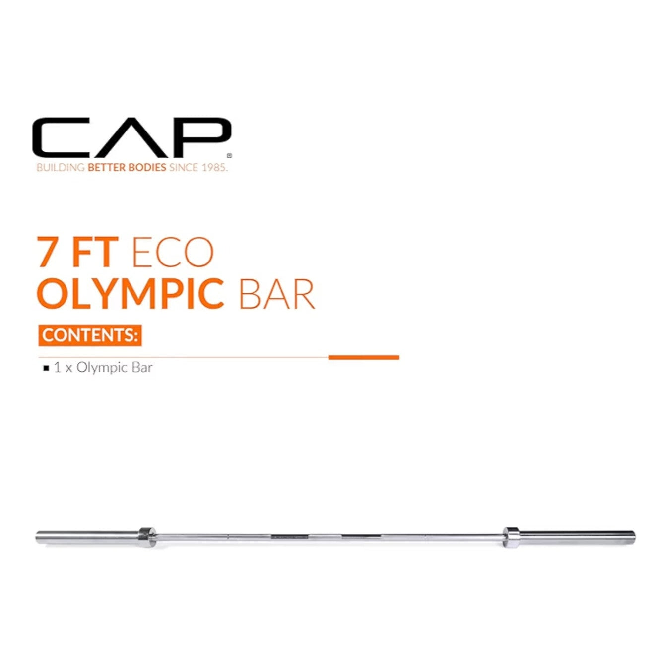 CAP Barbell 2-Inch Olympic Barbell Bars |7 ft |