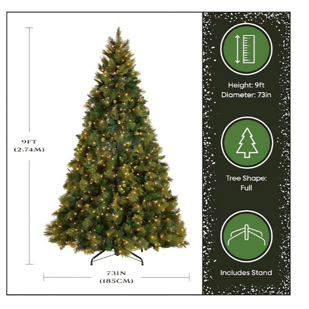 Chistmas tree 9ft National Tree Company