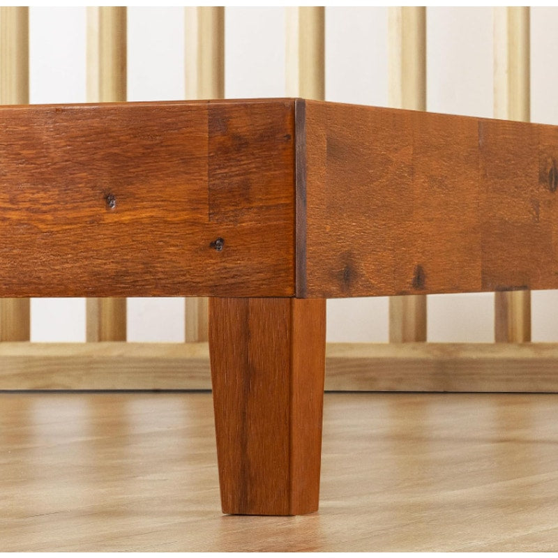 Full Bed Frame 12 Inch Solid Wood Platform Bed with Wooden Slats