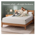 Zinus 12 Inch Queen Green Tea Memory Foam Mattress, Medium Firm Feel Pressure-Relieving Comfort
