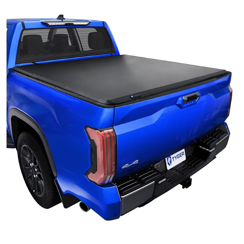 T3 Soft Tri-fold Truck Bed Tonneau Cover Compatible with 2022-2026 Toyota Tundra | 5.5' (67")
