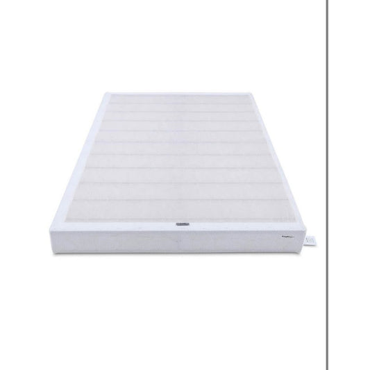 Amazon Basics Smart Box Spring Bed Base, 9-Inch Height Mattress Foundation, Tool-Free Easy Assembly,