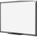 VIZ-PRO Magnetic Dry Erase Board, 48 x 36 Inches, Black Aluminium Frame