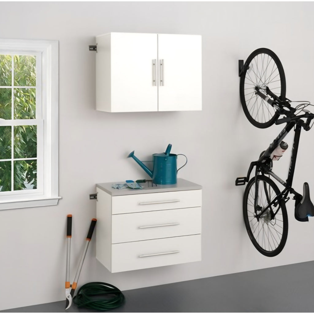 Wall-mounted Composite wood Garage Cabinet in 30-in W x 24-in H x 16-in
