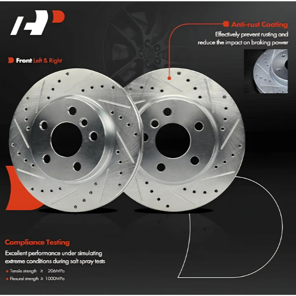 11.02 inch (280mm) Disc Brake Rotors Compatible with Select Mini Models - Cooper 2014-2019/2023