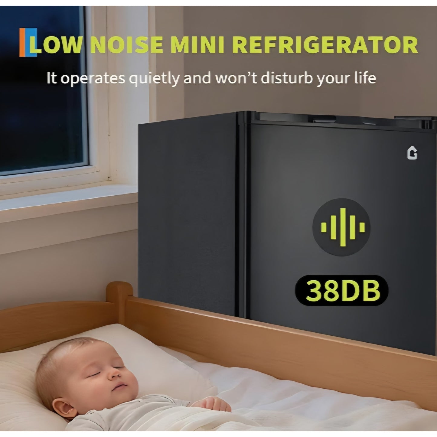 4.5 Cu. Ft. Compact Refrigerator | Single Door Mini Fridge with Energy-Efficient & Quiet Operatio