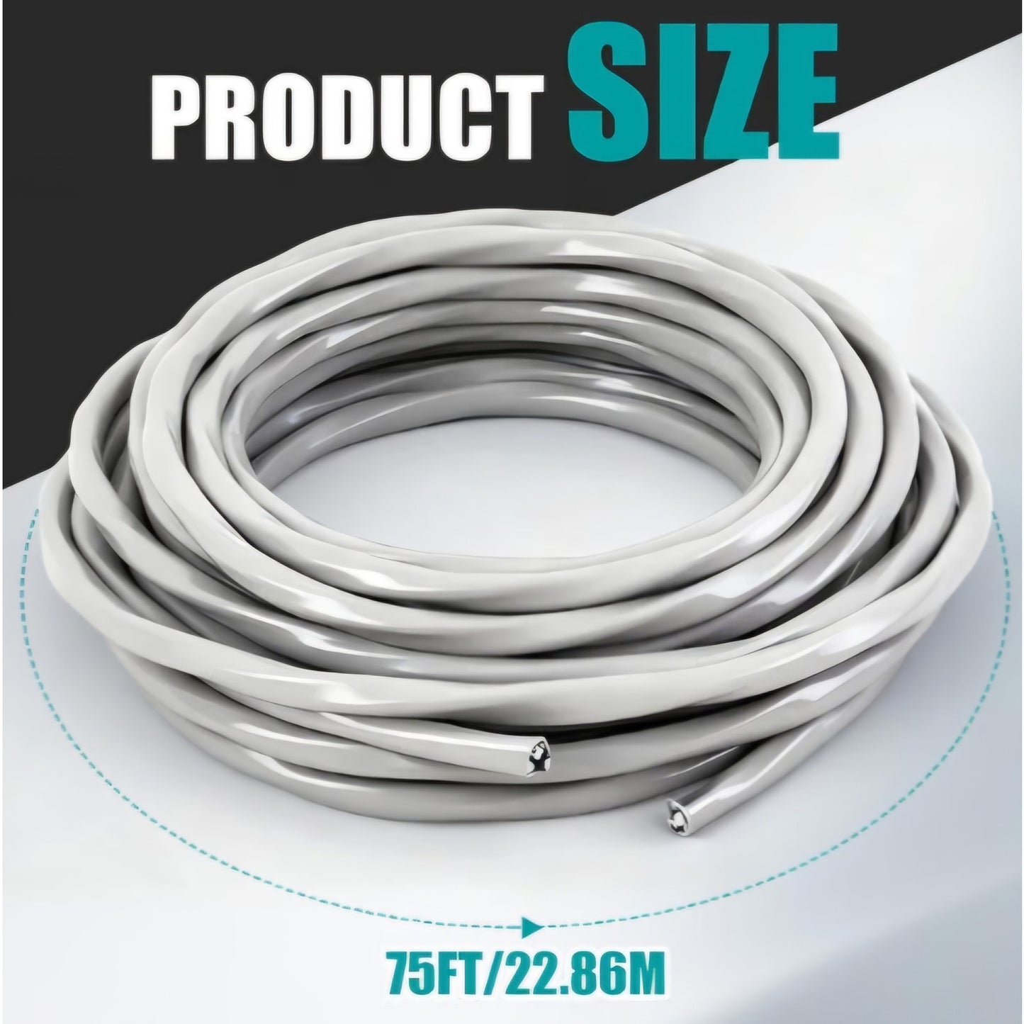 FairySandy 75' 4/0-4/0-4/0-2/0 SER Aluminum Service Entrance Cable 600V Aluminum 4/0 Wire